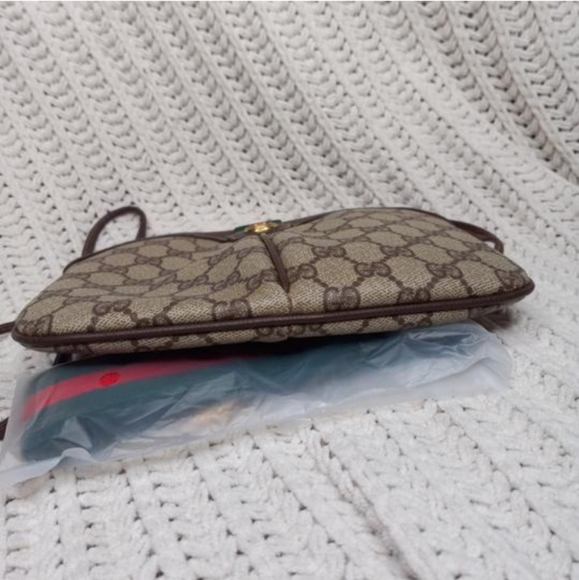 Authentic Vintage Gucci GG Monogram Supreme Ophidia Clutch Fanny Bum Waist Belt - Picture 7 of 11